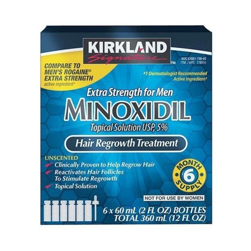 Minoxidil Kirkland Azul